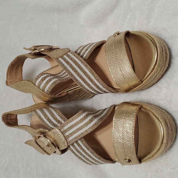 TOMMY HILFIGER Willow wedge sandal Size 7 Brown ( Ss10 ) - Picture 2 of 7